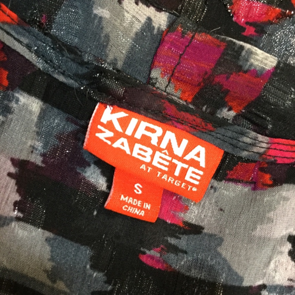 Kirna Zabete for Target Sparkle Tie Neck Blouse - Picture 5 of 5